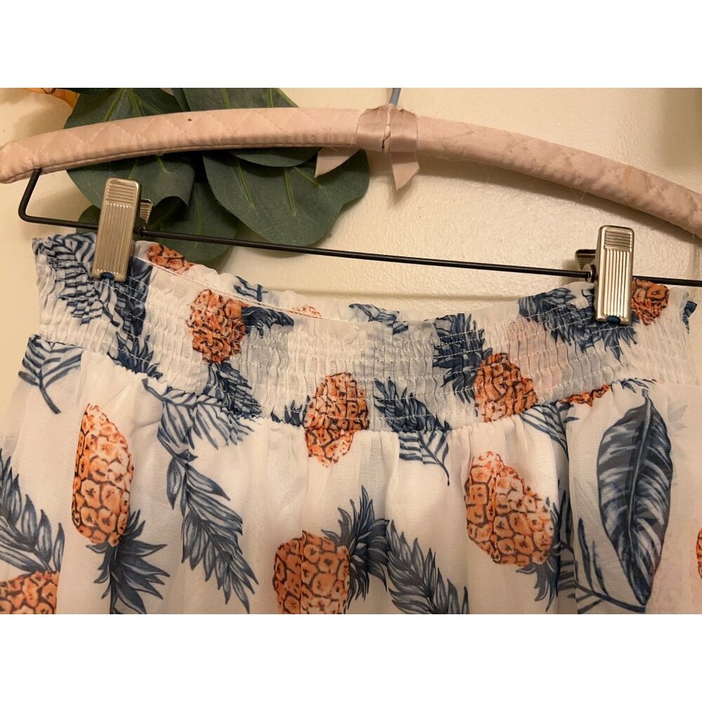 Cupshe Ruffle Chiffon Stretch Waist Maxi Medium - Picture 8 of 16
